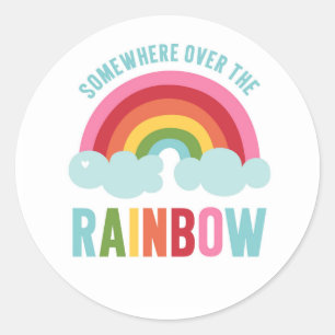 Adesivo Em algum lugar sobre o Rainbow Sticker