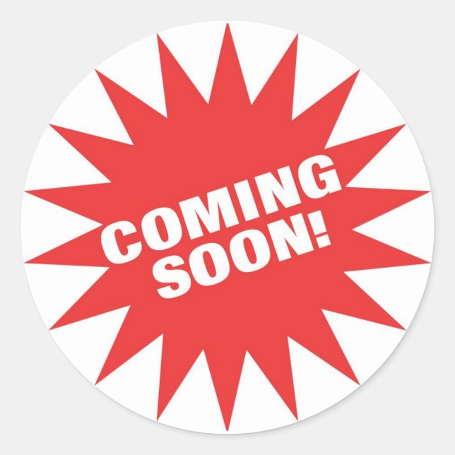 Adesivo Em breve (Frente)