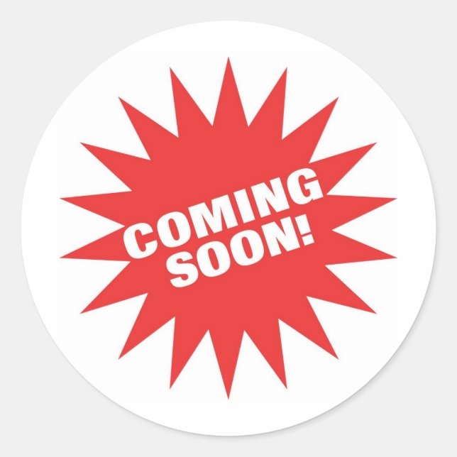 Adesivo Em breve (Frente)