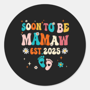 Adesivo Em Breve, Mamaw Est 2025 Anúncio De Gravidez G