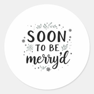 Adesivo Em Breve Ser Merryd Natal Envolvido Matchin