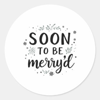 Adesivo Em Breve Ser Merryd Natal Envolvido Matchin