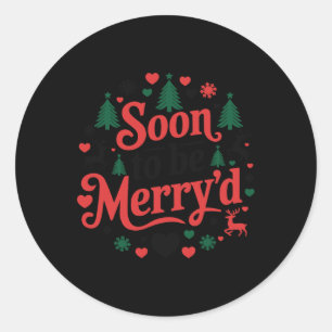 Adesivo Em Breve Ser Merryd Natal Envolvido Matchin