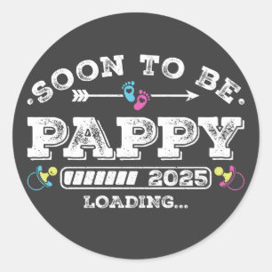 Adesivo Em breve será carregado com Pappy 2025