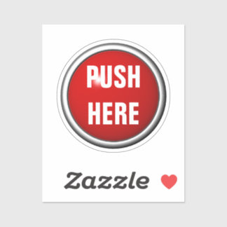 Adesivo em caso de emergência, empurre aqui