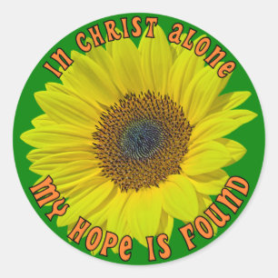 Adesivo Em Cristo Sozinha