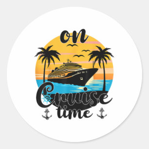 Adesivo Em Cruise Time Beach Summer Vacching Fami