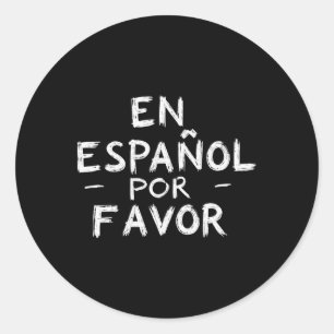 Adesivo Em Espanhol Por Favor Professor de Espanhol 2