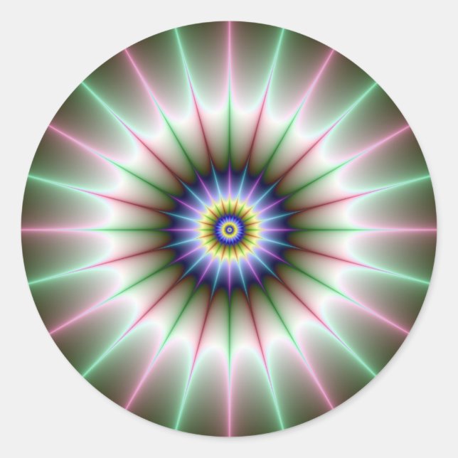 Adesivo em estrela de relógio (Frente)