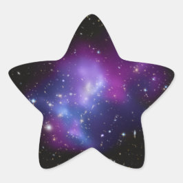Adesivo em forma de estrela do aglomerado de galáx