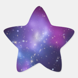 Adesivo em forma de estrela do cluster galáxico