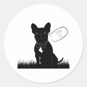 Adesivo em Laptop para Bulldog Francês Personaliza