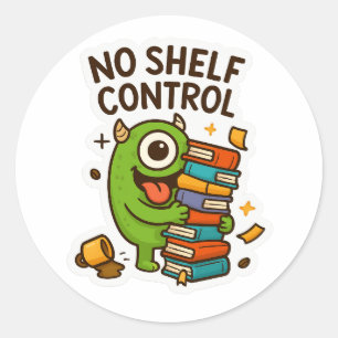 Adesivo em Lover de Livro Quirky - Design divertid