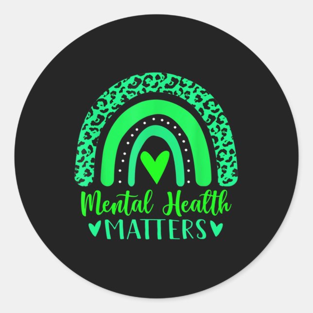 Adesivo Em Maio, Vestimos Verde Para Sensibilização Para A (Frente)