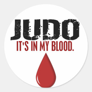 Adesivo Em meu JUDO do sangue