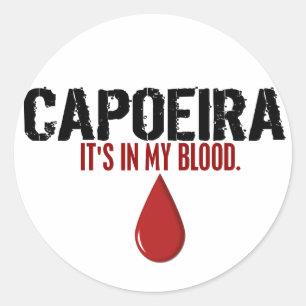 Adesivo Em meu sangue CAPOEIRA