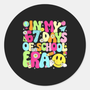 Adesivo Em Meus 67 Dias De Era Escolar 67 Dias Mais Inteli