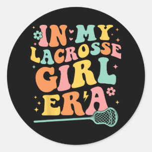 Adesivo Em Minha Menina De Lacrosse Garota Groovy Cute Lac