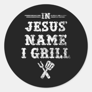 Adesivo Em nome de Jesus, eu grito