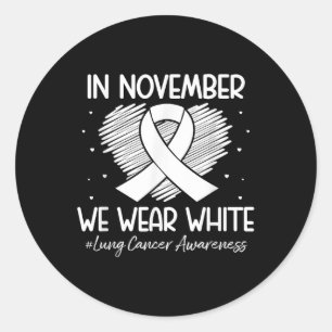 Adesivo Em novembro, Vestimos a consciência do Cancer bran