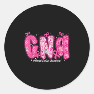 Adesivo Em Outubro Usamos Rosa Cna Enfermeira Câncer de Ma