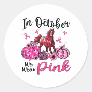 Adesivo Em outubro, Vestimos Pumpkin Pumpkin Leopard Brea