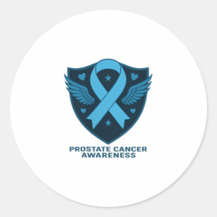 Adesivo Em setembro Vestimos O Cancer Da Próstata Azul Cla