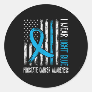 Adesivo Em setembro Vestimos O Cancer Da Próstata Azul Cla