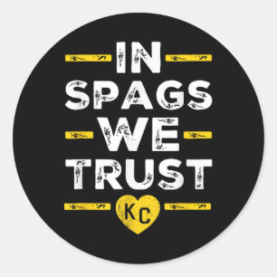 Adesivo Em Spags, Confiamos Na Defesa De Coração Kc Spags.