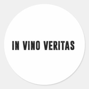 Adesivo em vino veritas