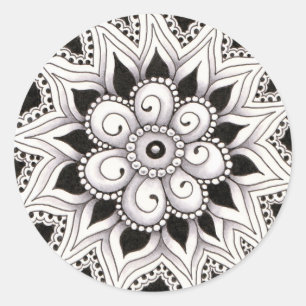 Adesivo Emaranhado três do círculo