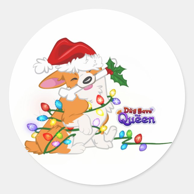 Adesivo Embalado nos cartões de férias (Frente)