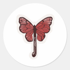 Adesivo Embalagem de Borboleta Umbrella Fusion