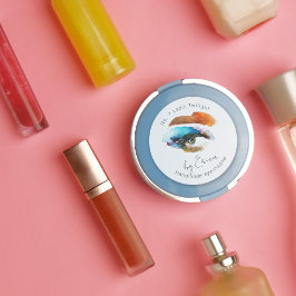 Adesivo Embalagem de Eye Pintado por Aquarela