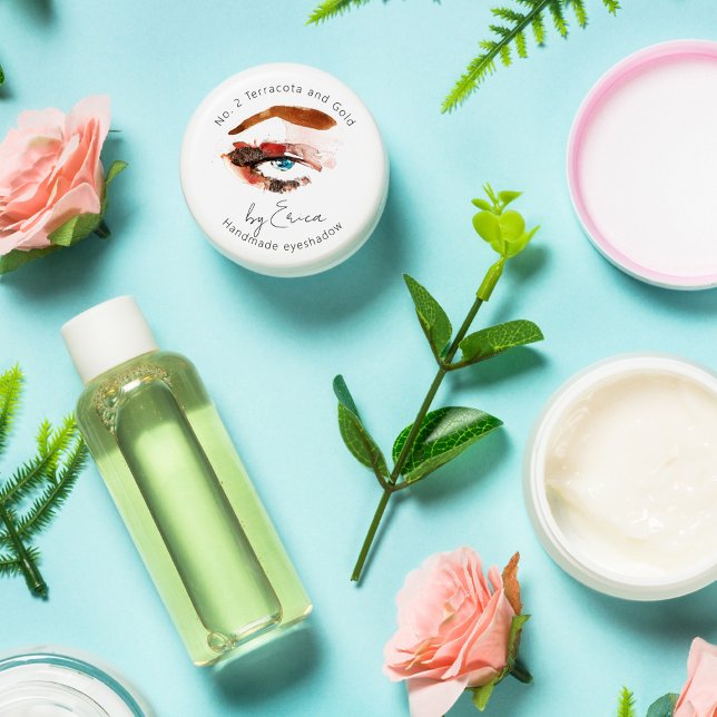 Adesivo Embalagem de Eye Pintado por Aquarela (Criador carregado)