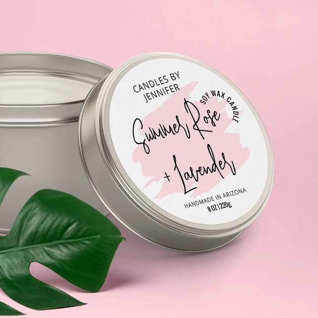 Adesivo Embalagem de produtos modernos estéticos, rosa, fe (Criador carregado)