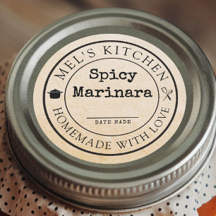 Adesivo Embalagem de produtos personalizados da cozinha Kr