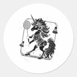 Adesivo Embalagem Do Jogador De Badminton
