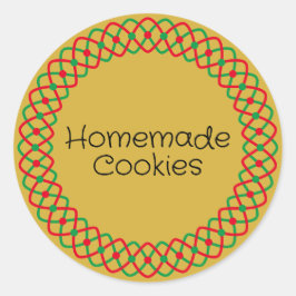 Adesivo Embalagens da Caixa de Panificação de Natal