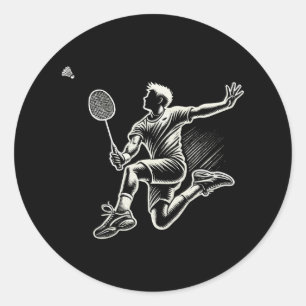 Adesivo Embaralagem do Jogador de Badminton 4