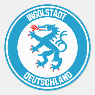Adesivo Emblem Ingolstadt Round