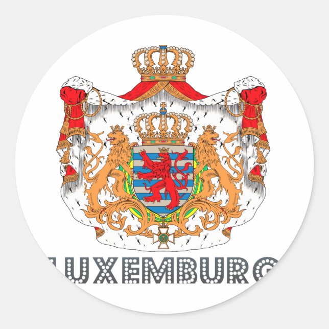 Adesivo Emblem luxemburguês (Frente)