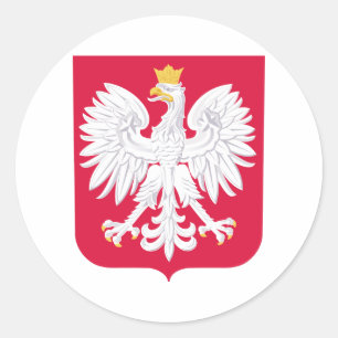 Adesivo Emblem polonês - Polônia Shield - Polska Herb Po