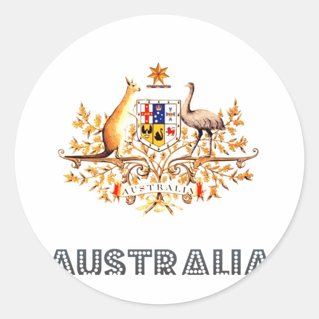 Adesivo Emblema australiano (Frente)
