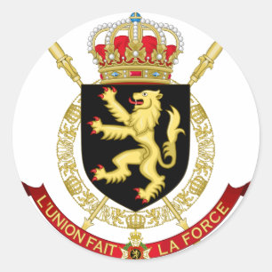 Adesivo emblema bélgico