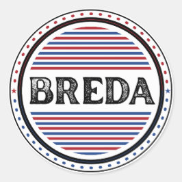 Adesivo Emblema Breda City Pride – Identidade Holandesa