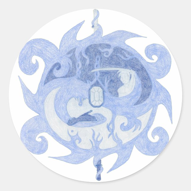 Adesivo Emblema "Caminho de um Herói" (Frente)