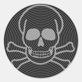 Adesivo Emblema Crânio e Crossbones