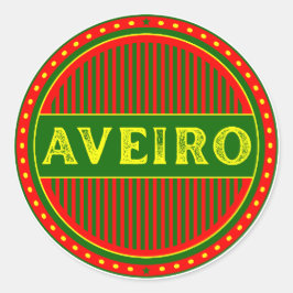 Adesivo Emblema da Aveiro City Pride – Identidade Portugue
