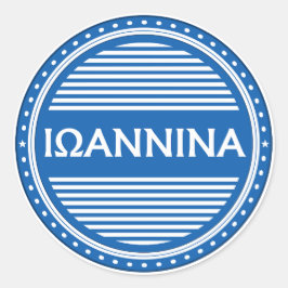 Adesivo Emblema da Cidade Orgulho de Ioannina – Identidade